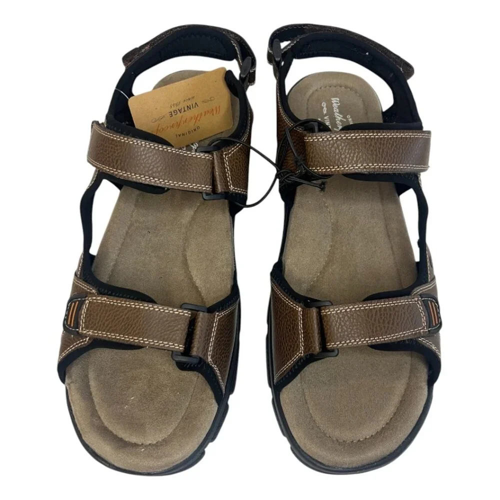 Men's Weatherproof Vintage Cameron brown sandals Size 13M